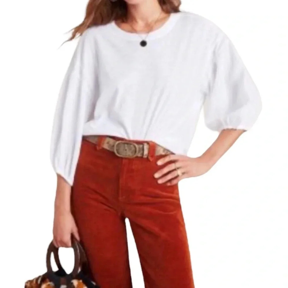 NWT Anthropologie Velvet by Graham & Spencer Margot Knit Top Size Small - Picture 1 of 6